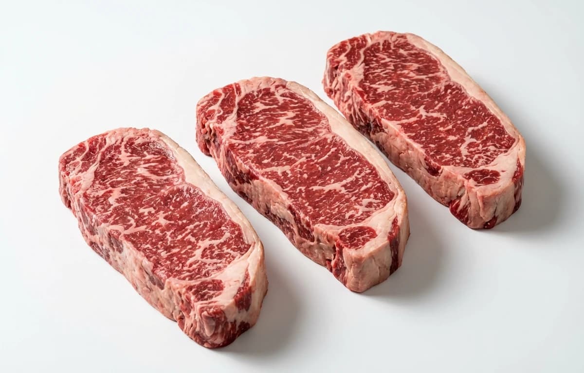 new york strip steaks