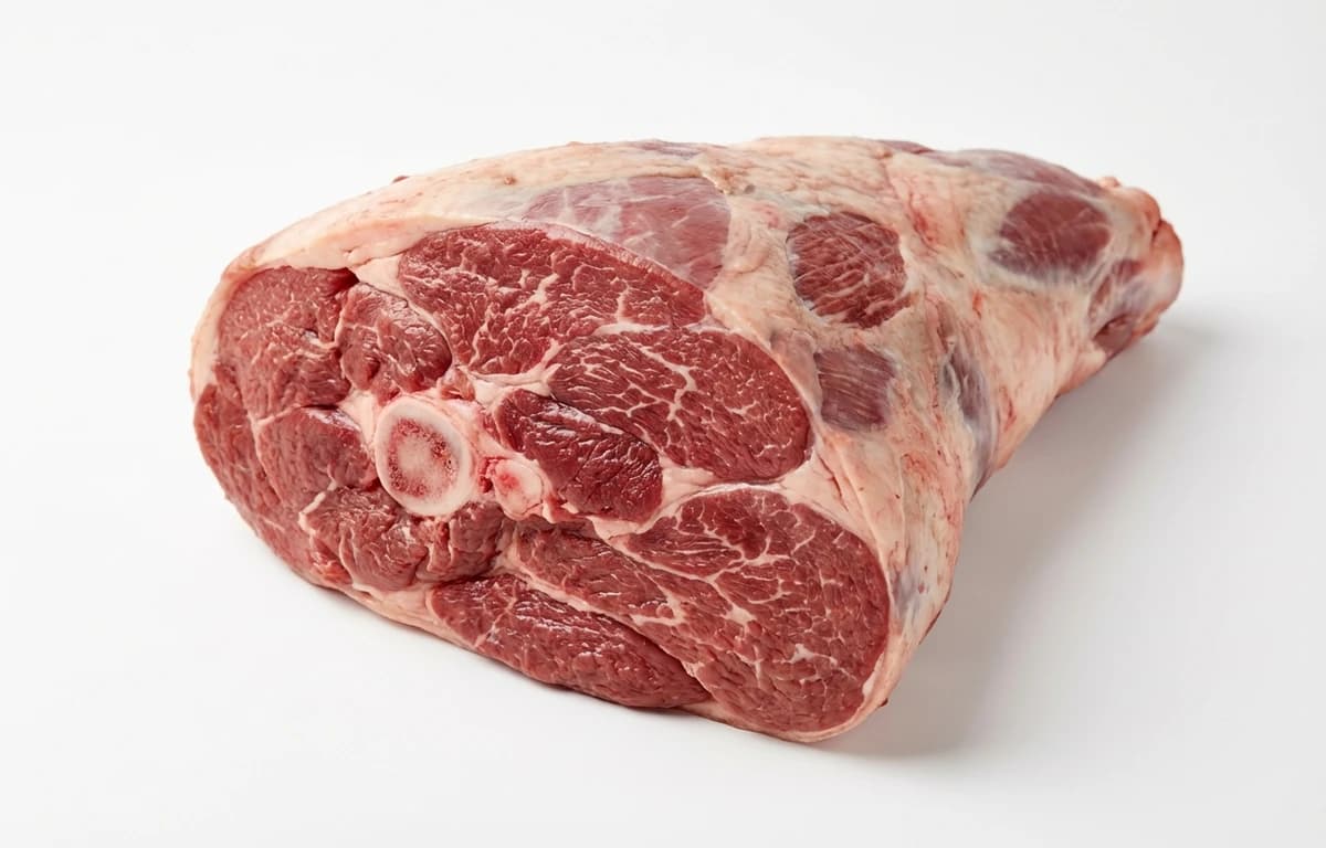 raw australian lamb leg bottom