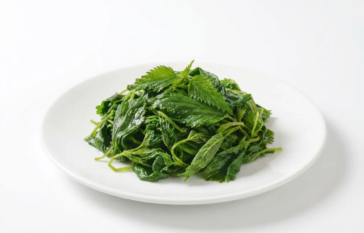 blanched stinging nettles