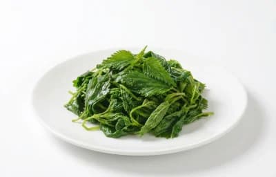 blanched stinging nettles