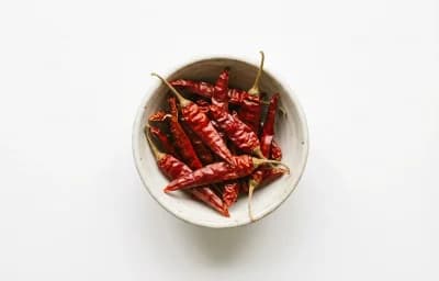 whole dry red chili