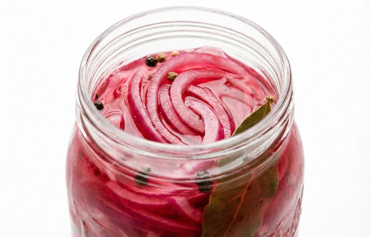 pickled red onions