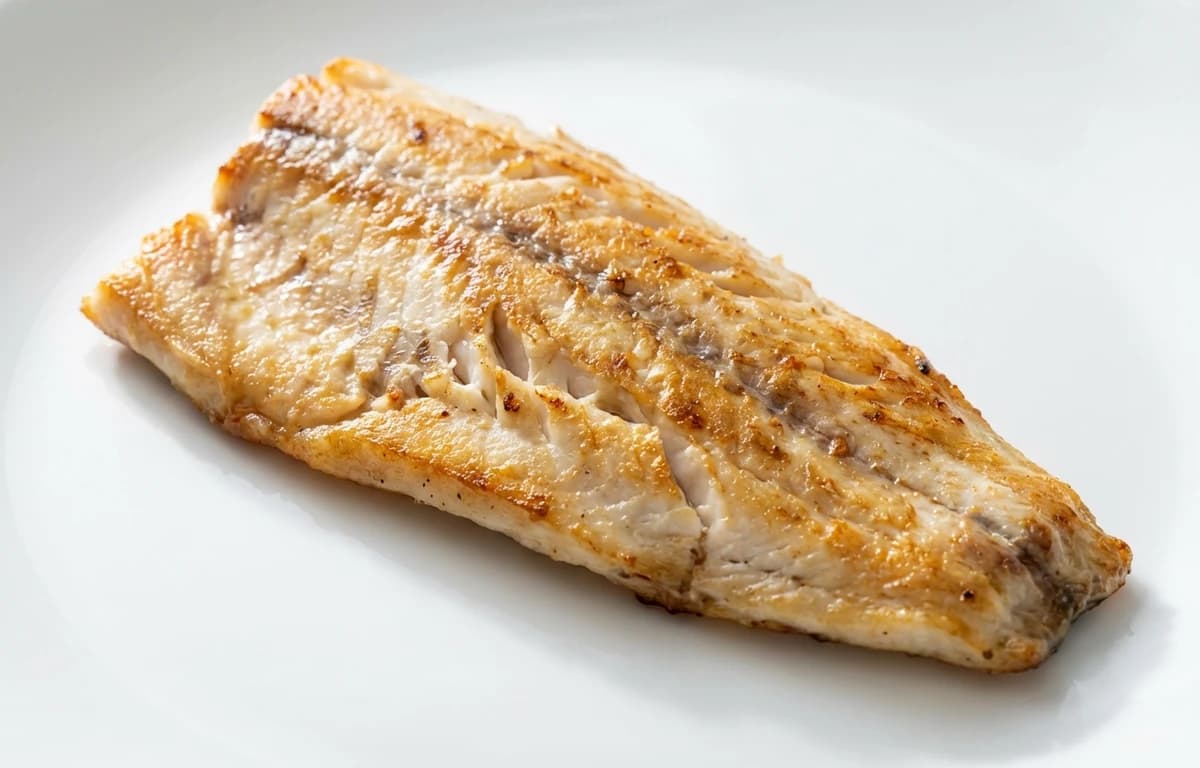 cooked striped bass
