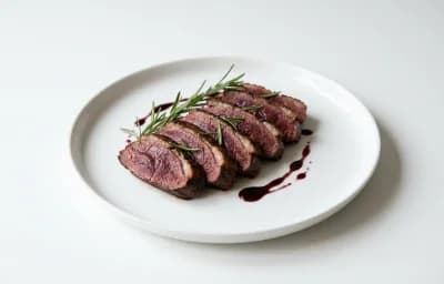 cooked ostrich loin