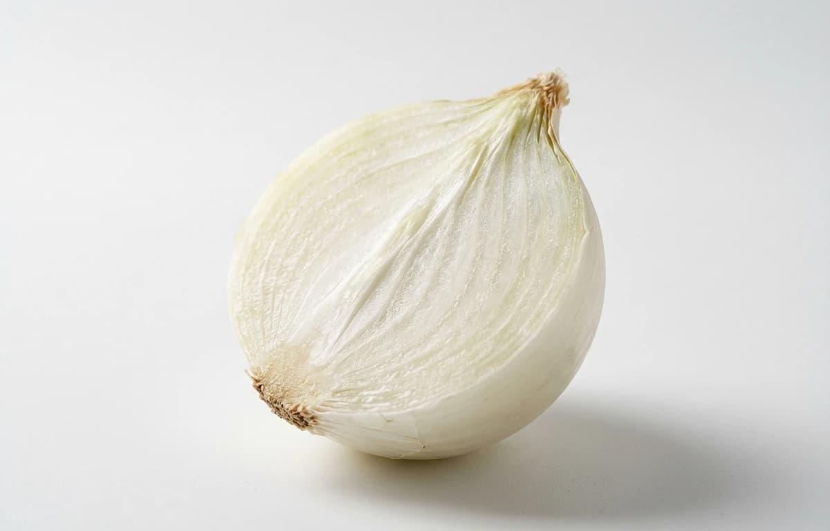 raw white onion