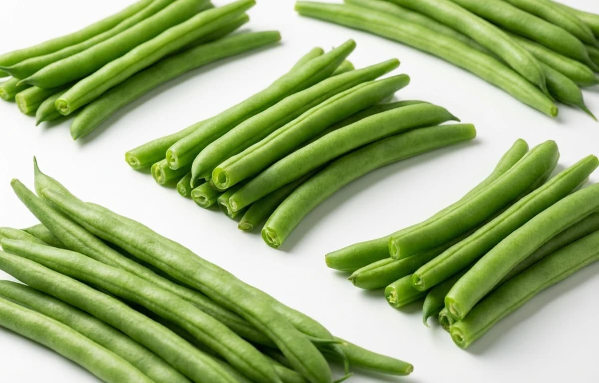 fresh green bean snaps