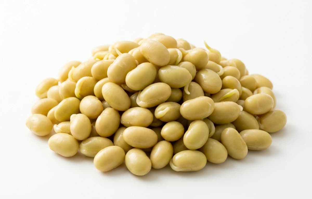 steamed cooked sprouted soybean