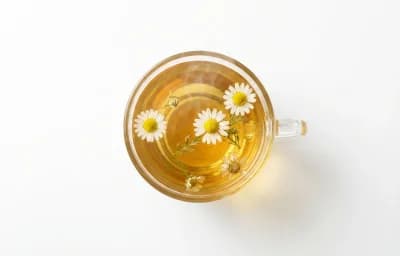 brewed chamomile tea