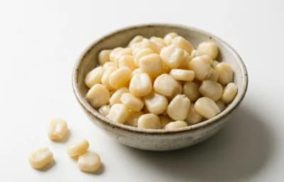 canned vacuum packed white corn
