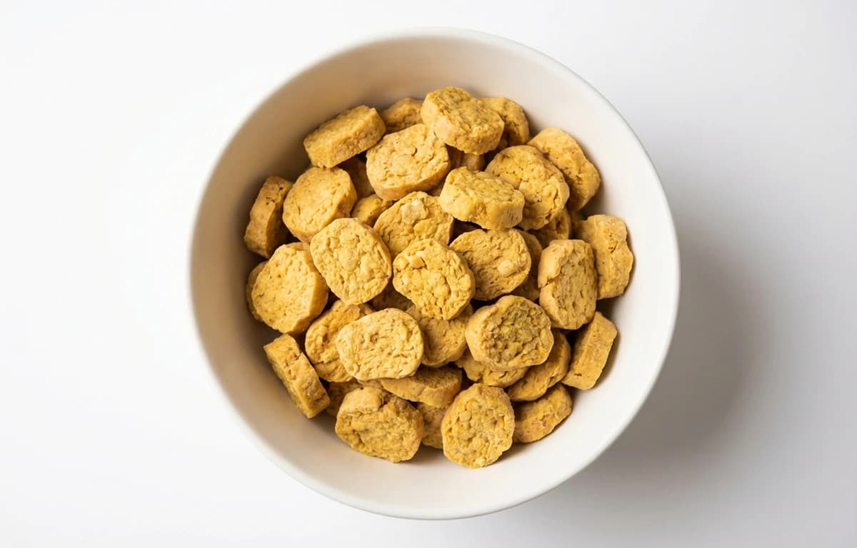 dried yellow lentil nuggets