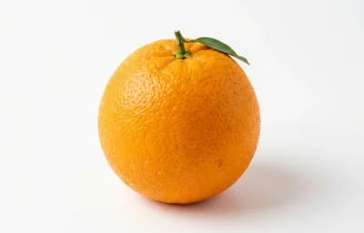 raw orange with peel