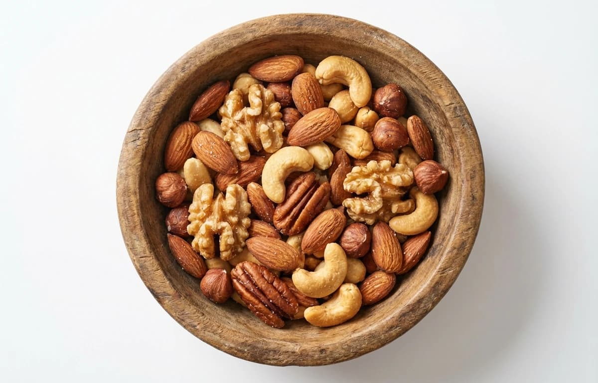 dry roasted salted mixed nuts