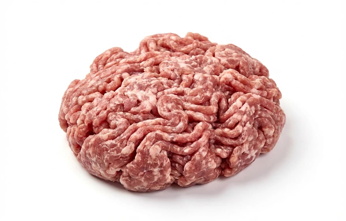 raw ground pork