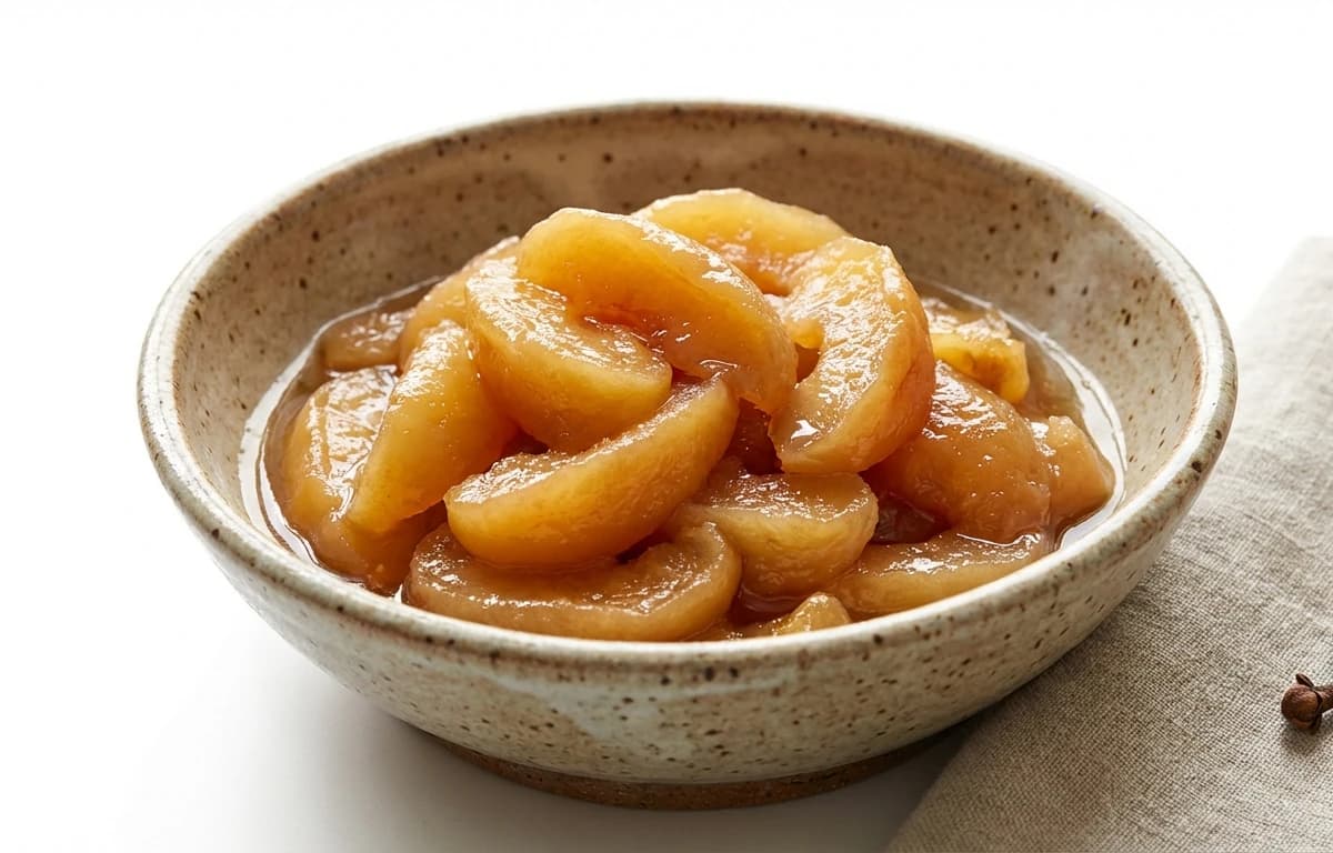 stewed sulfured dried apple