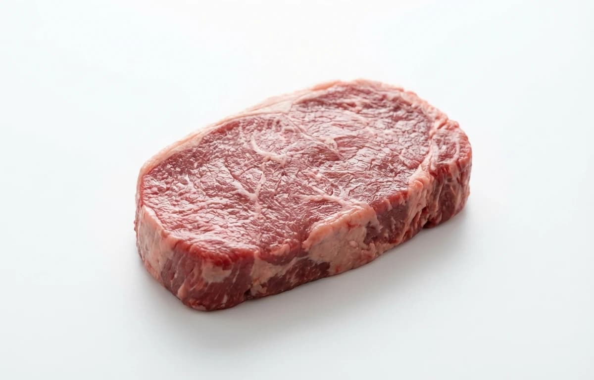 broiled choice top round beef steak
