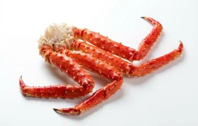 raw alaska king crab