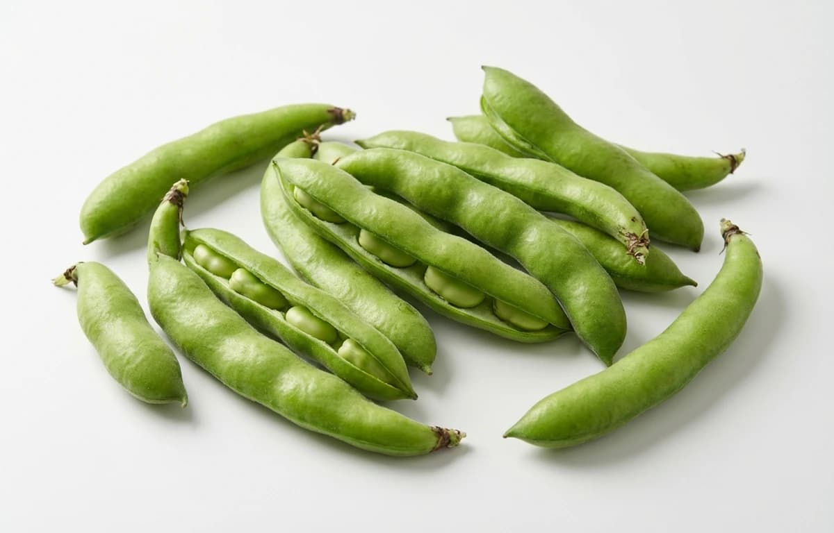 raw broadbeans
