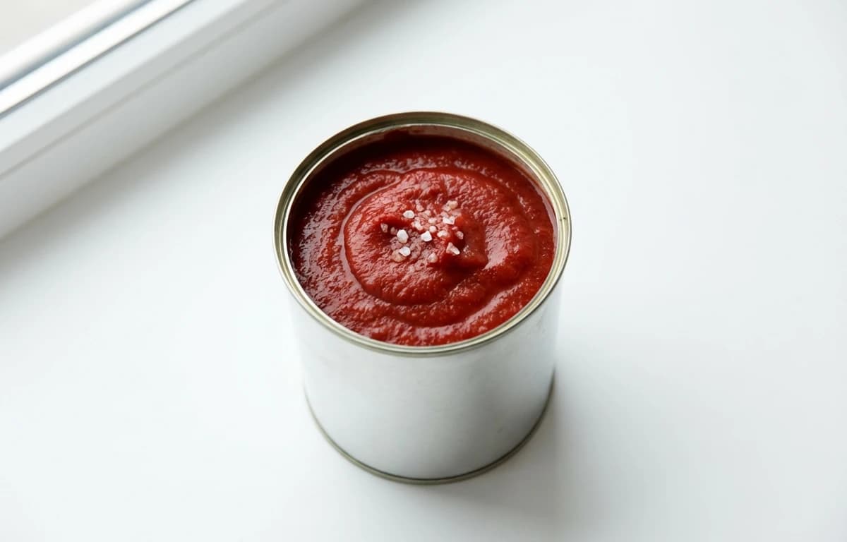 canned salted tomato puree