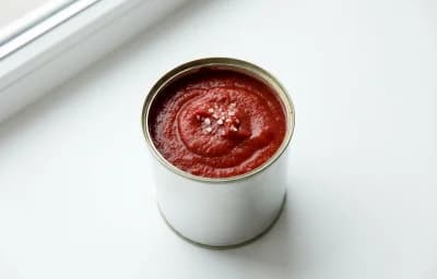 canned salted tomato puree