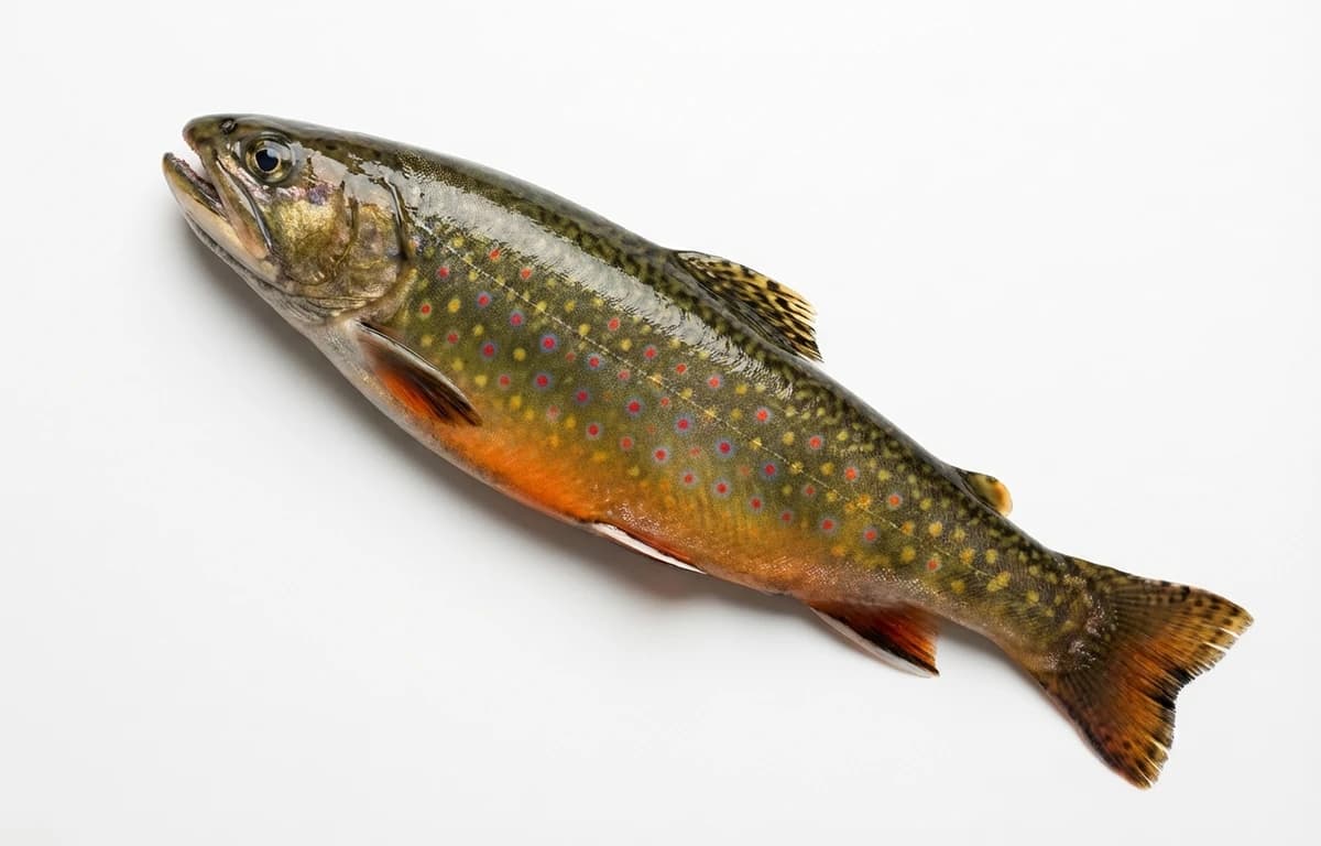 raw brook trout