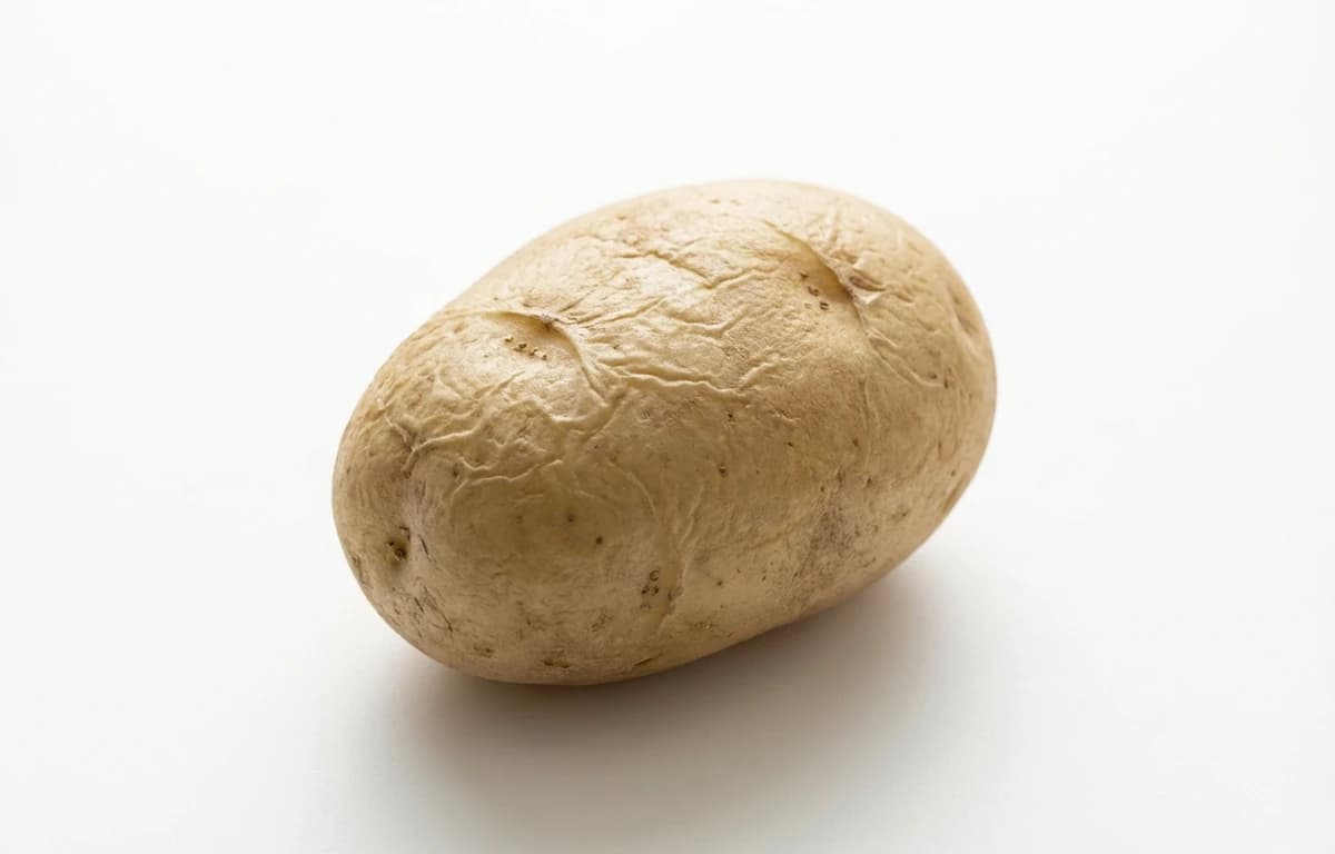 microwaved unsalted potato