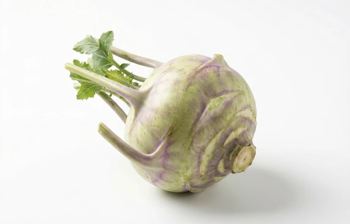 raw kohlrabi