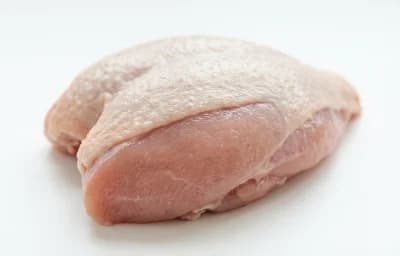 raw guinea hen breast