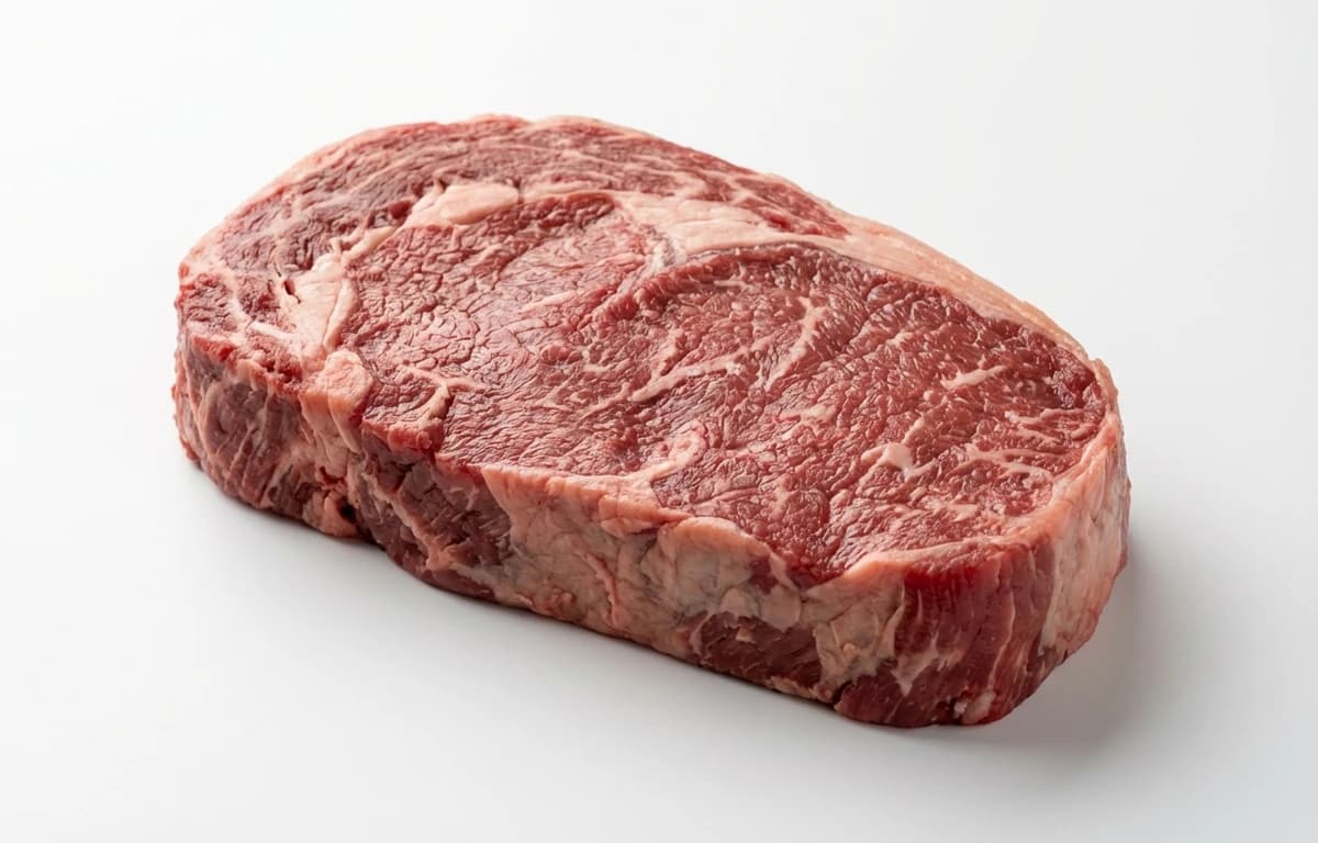 broiled select top round beef steak