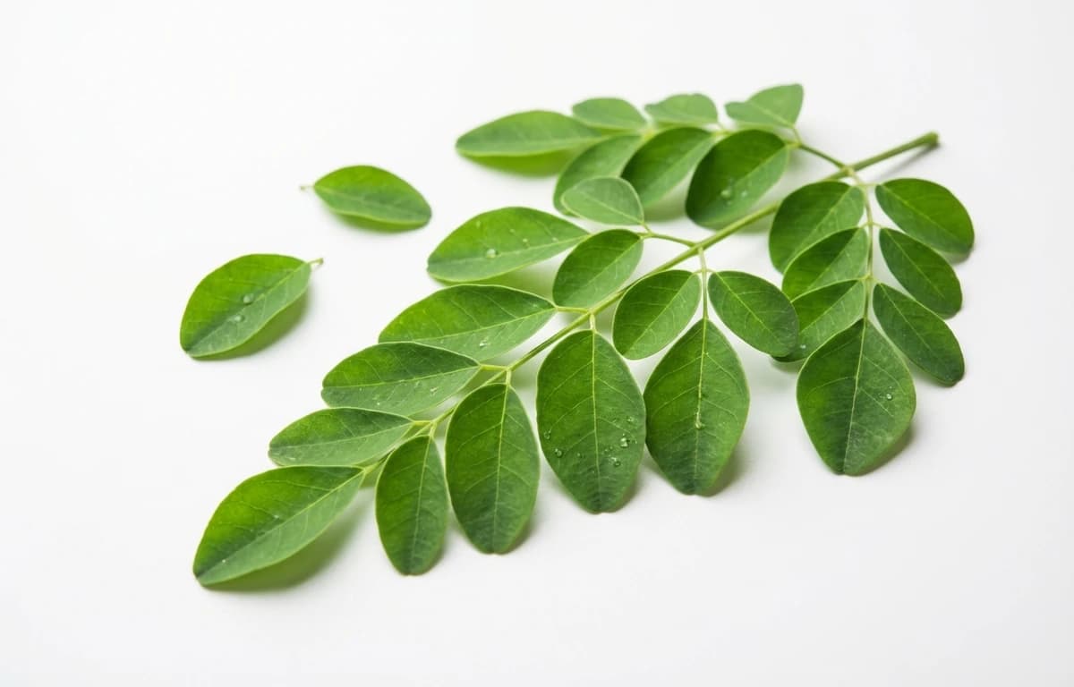 raw drumstick leaves