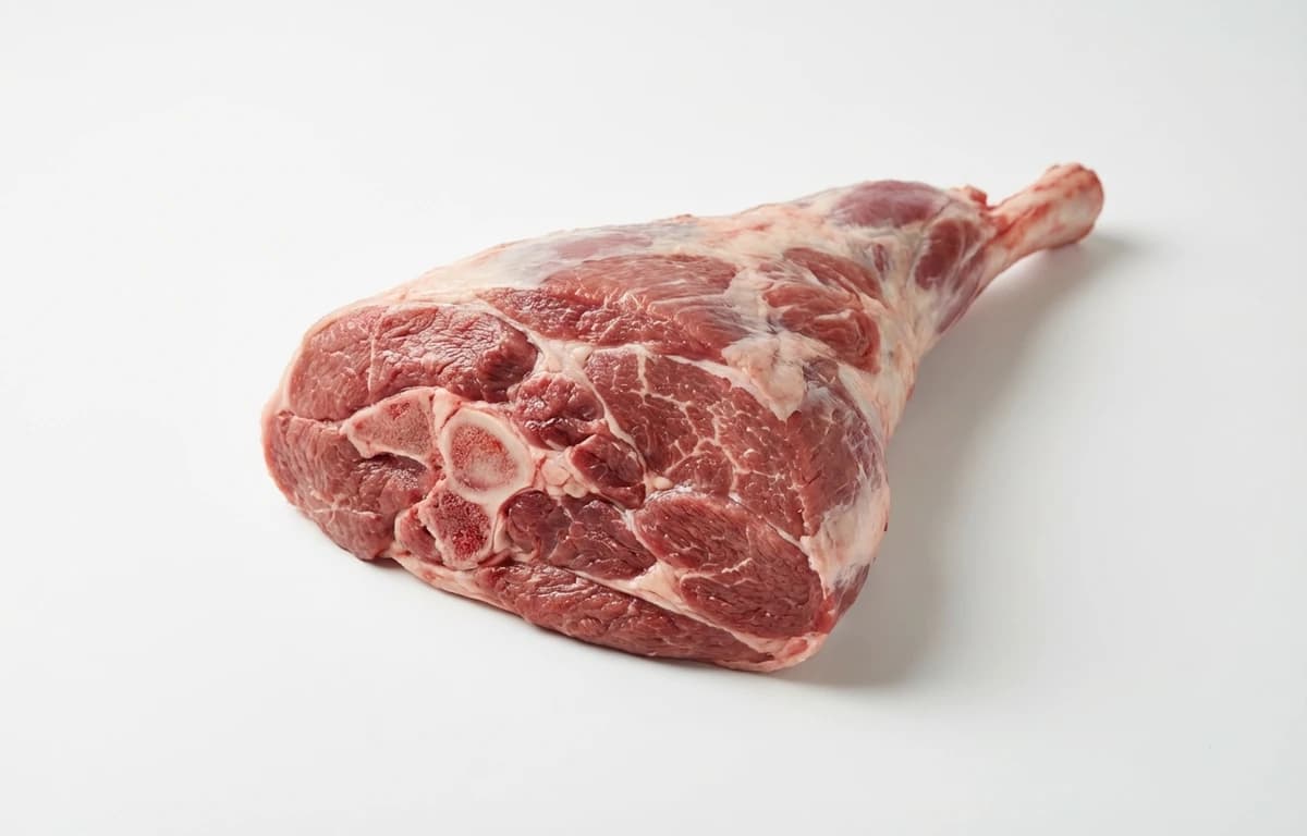 raw new zealand lamb leg