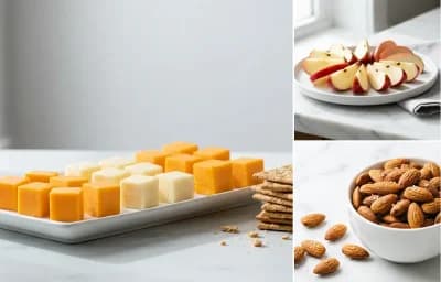 Almonds with Sliced Apple