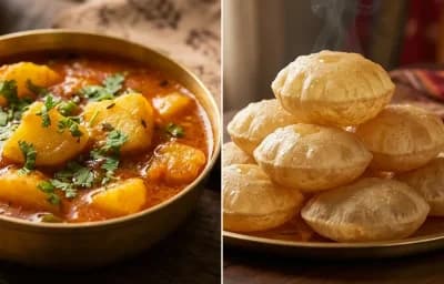 Aloo Ras with Poori