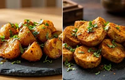 Aloo Tuk with Arbi Tuk