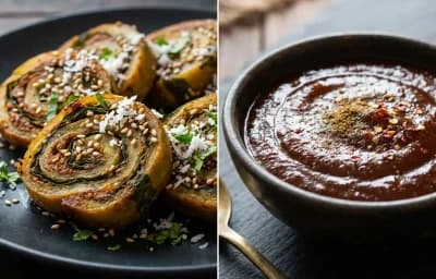 Alu Wadi with Tamarind Chutney