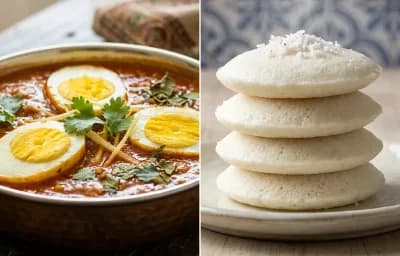 Anda Curry with Goan Sanna