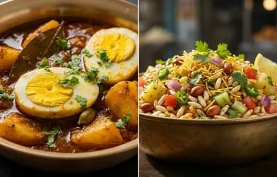 Anda Kassa with Jhal Muri