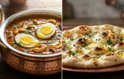 Anda Korma with Butter Naan