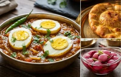 Anda Masala with Taftan and Sirke Wale Pyaaz