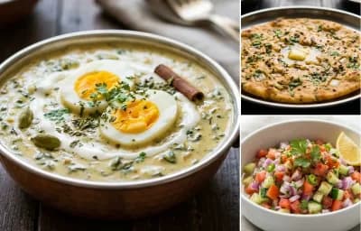 Anda Methi Malai with Missi Roti