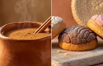 Atole with Pan Dulce