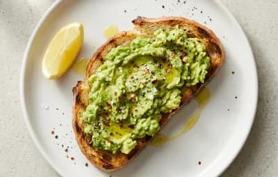 Avocado Toast with Orange Slices