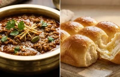 Awadhi Keema with Ladi Pav
