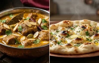 Badami Gosht with Butter Naan