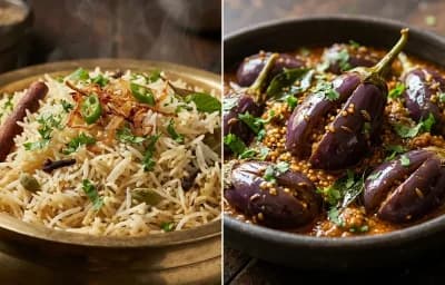 Bagara Khana with Bagara Baingan