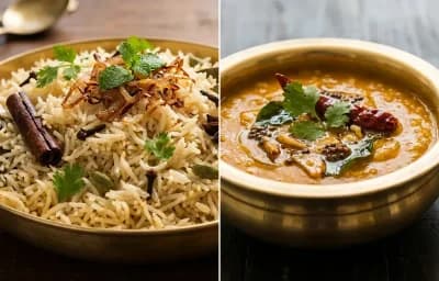 Bagara Rice with Khatti Dal
