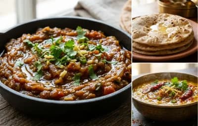 Roti with Dal Tadka