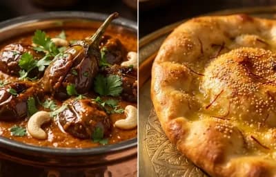 Baingan Musallam with Taftan