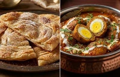 Bakarkhani with Nargisi Kofta Curry