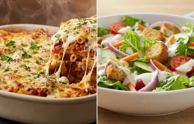 Baked Ziti with Side Salad