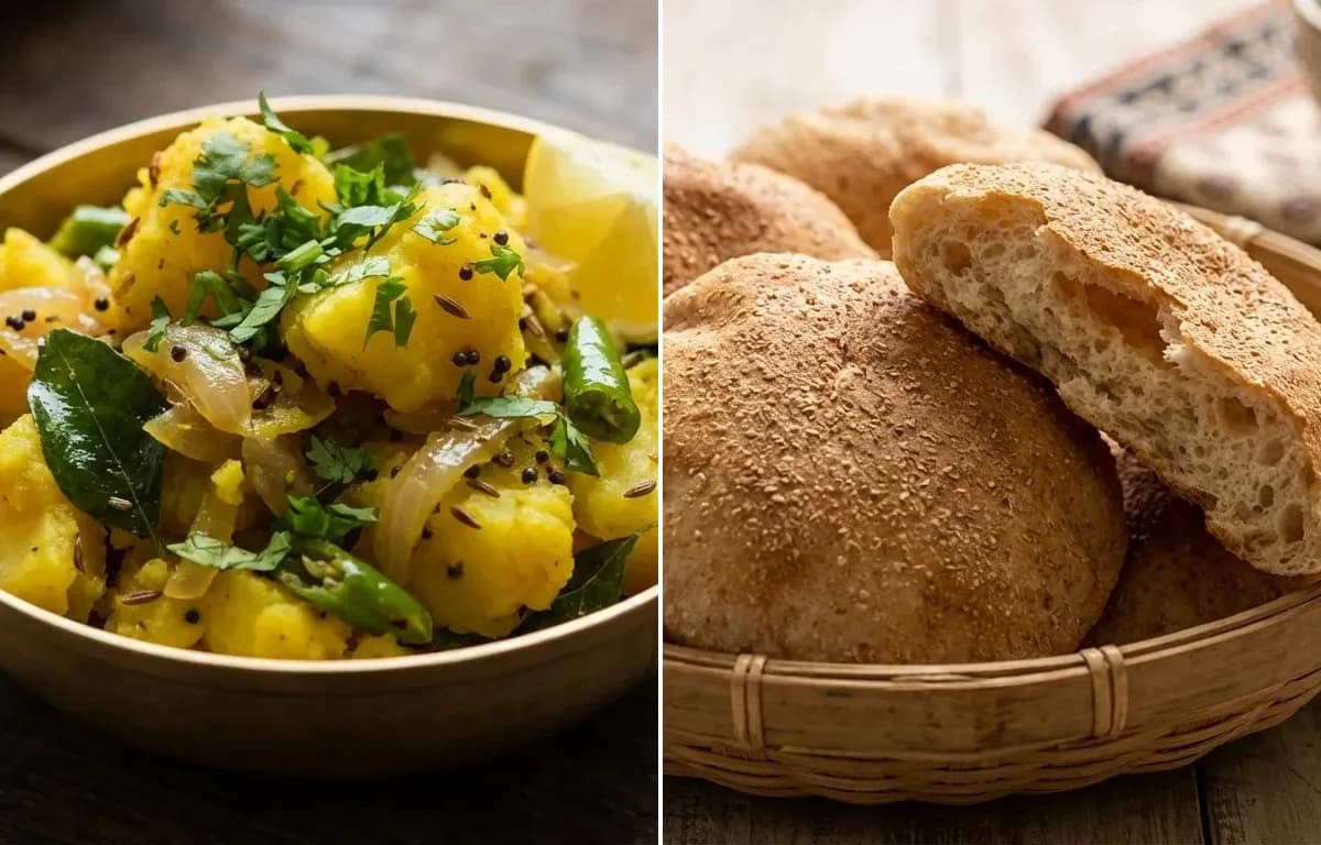 Batata Bhaji with Goan Poee Bread